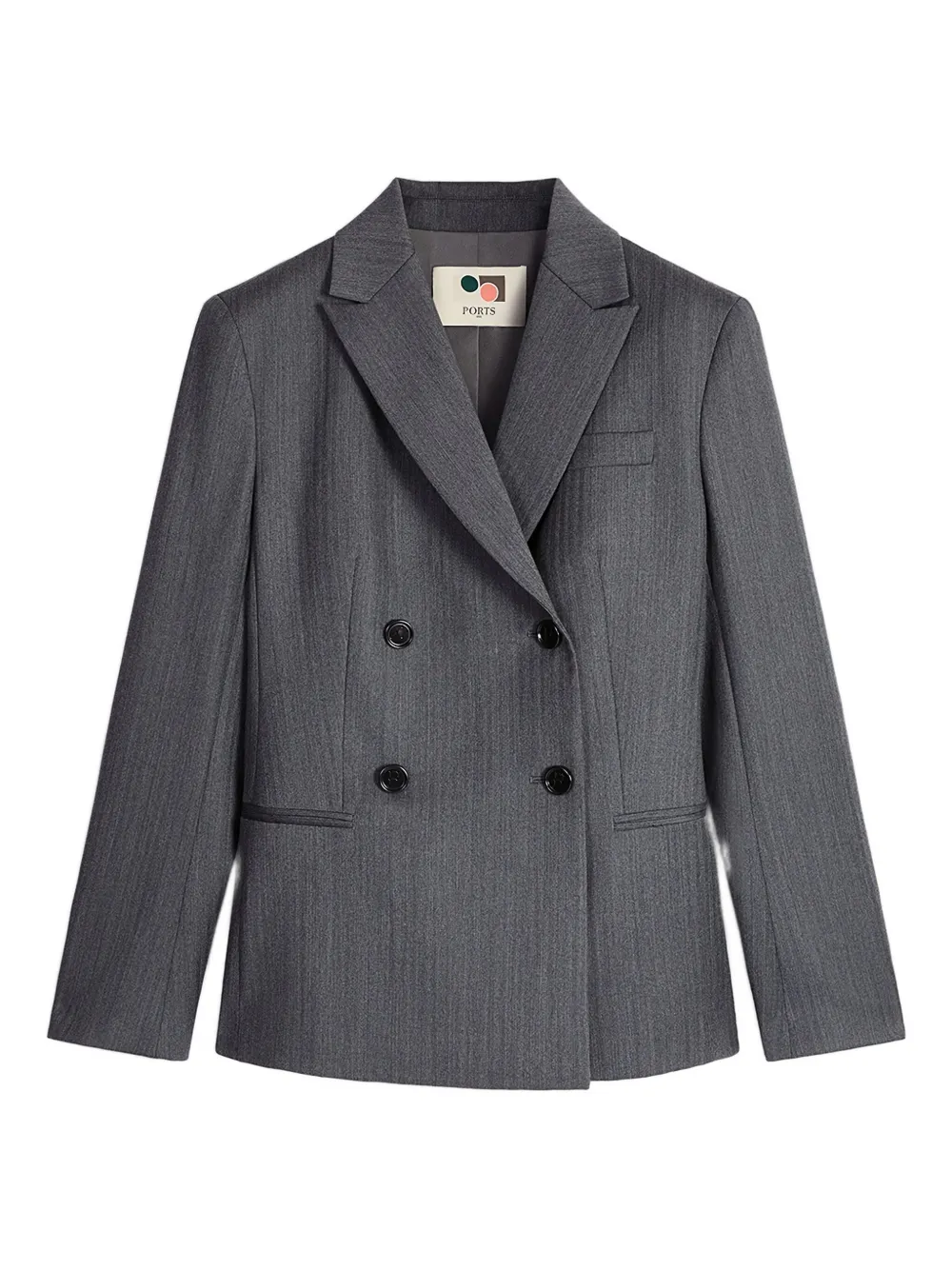 Ports 1961 double-breasted blazer Grijs