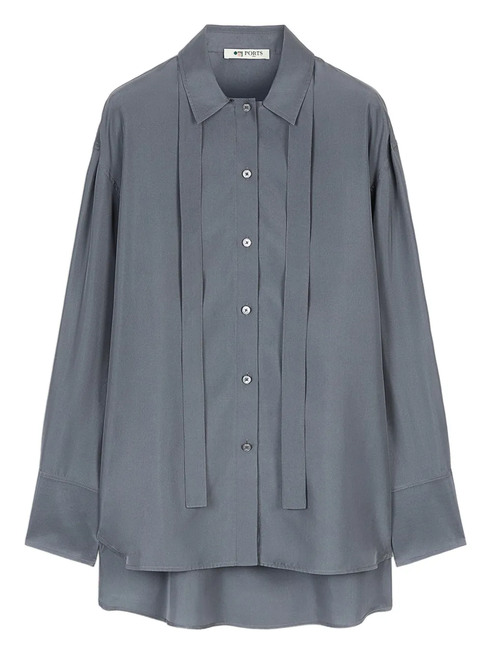 Ports 1961 Button-up blouse Grijs