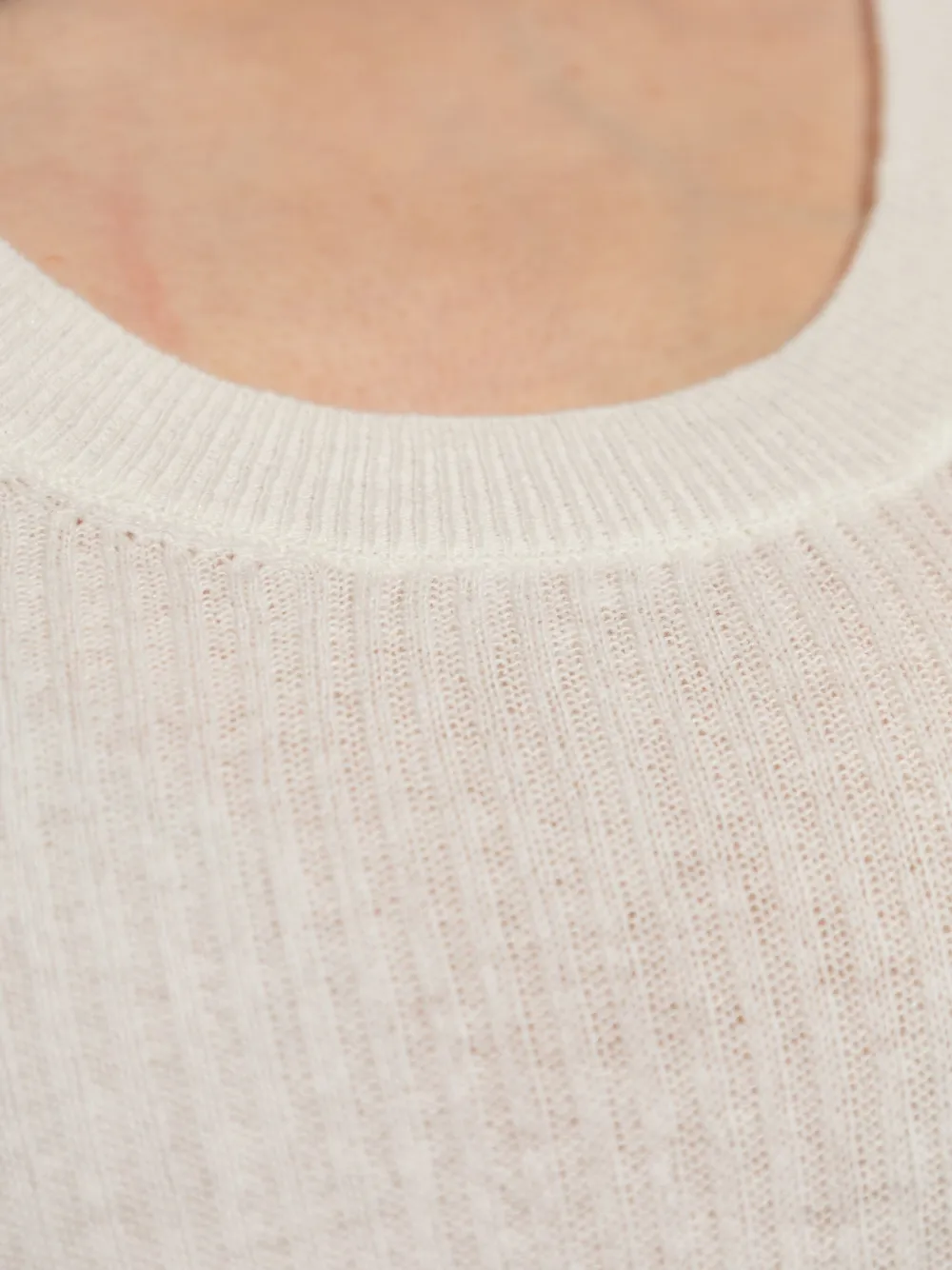 Fabiana Filippi ribbed tank top Wit