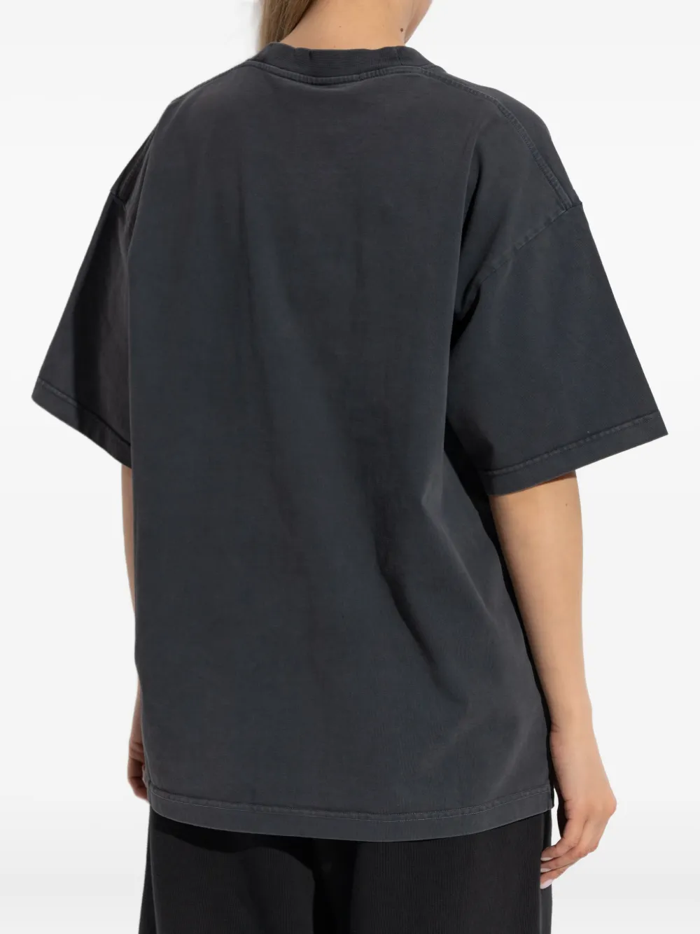 Alexander Wang logo-print T-shirt Grijs