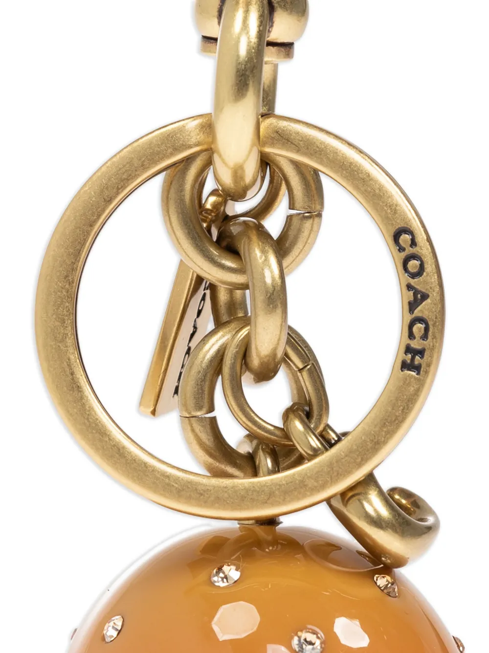Coach Mushroom sleutelhanger Goud