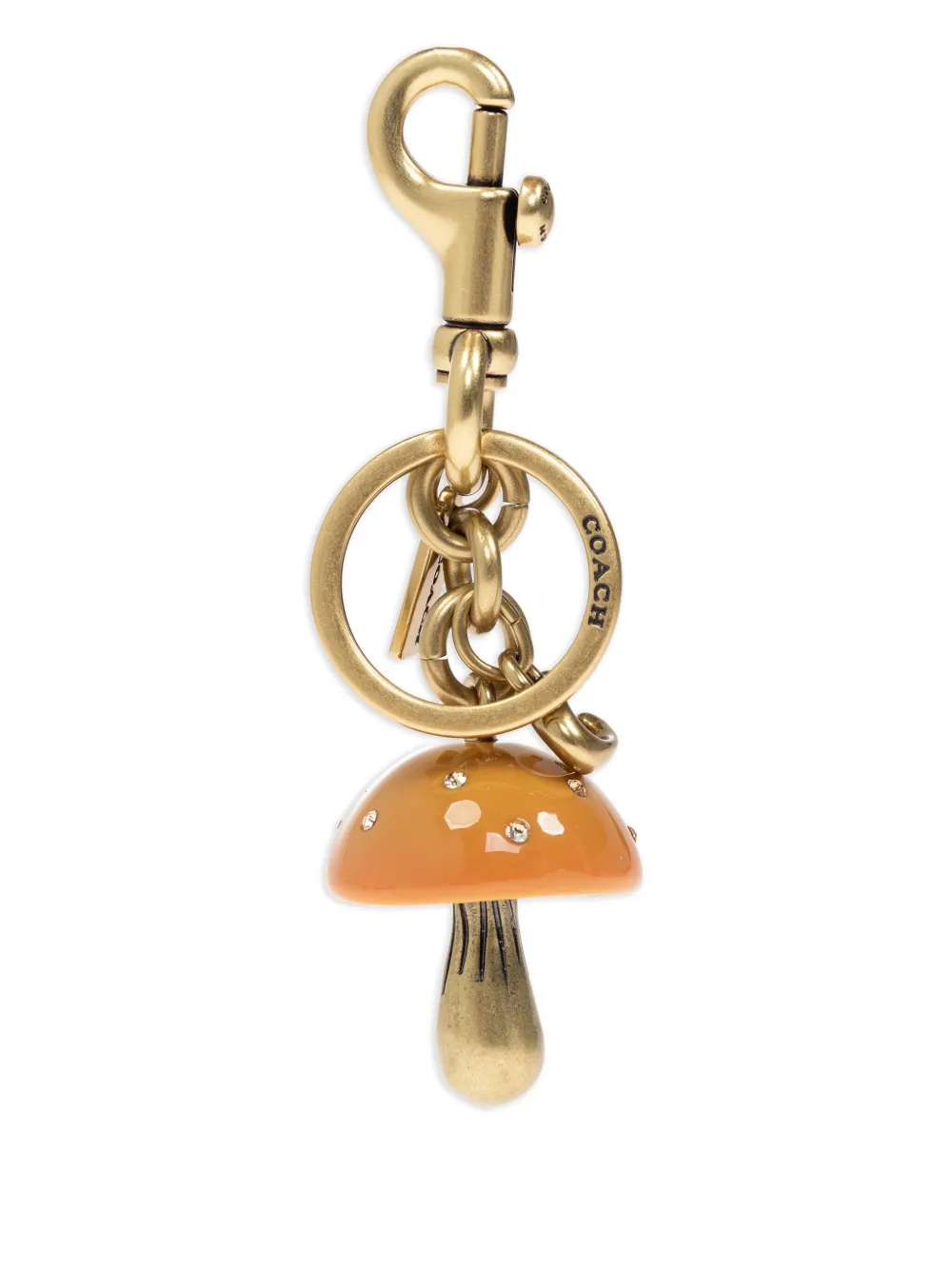 Coach Mushroom sleutelhanger Goud