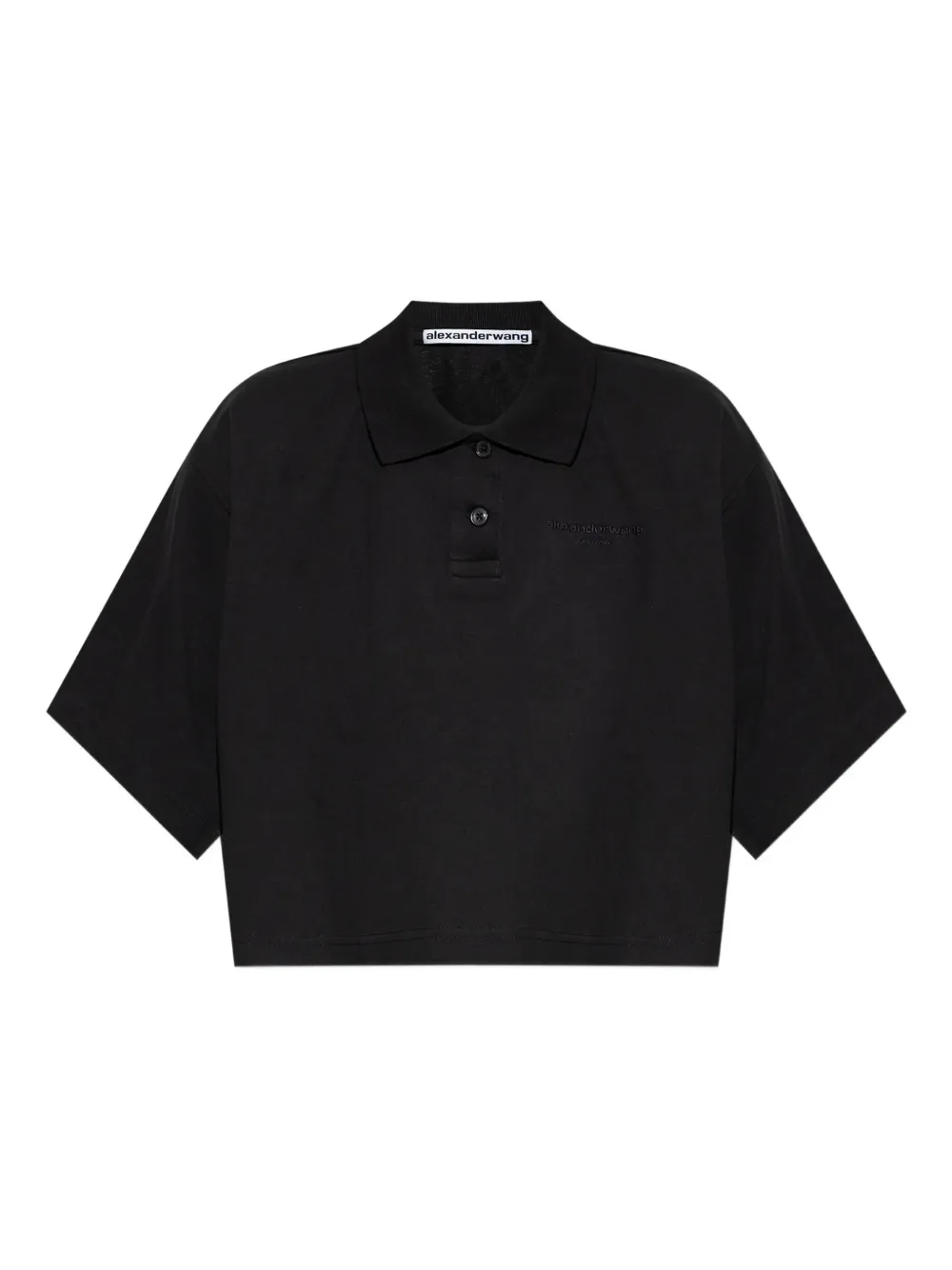 Alexander Wang short-sleeve polo shirt Zwart
