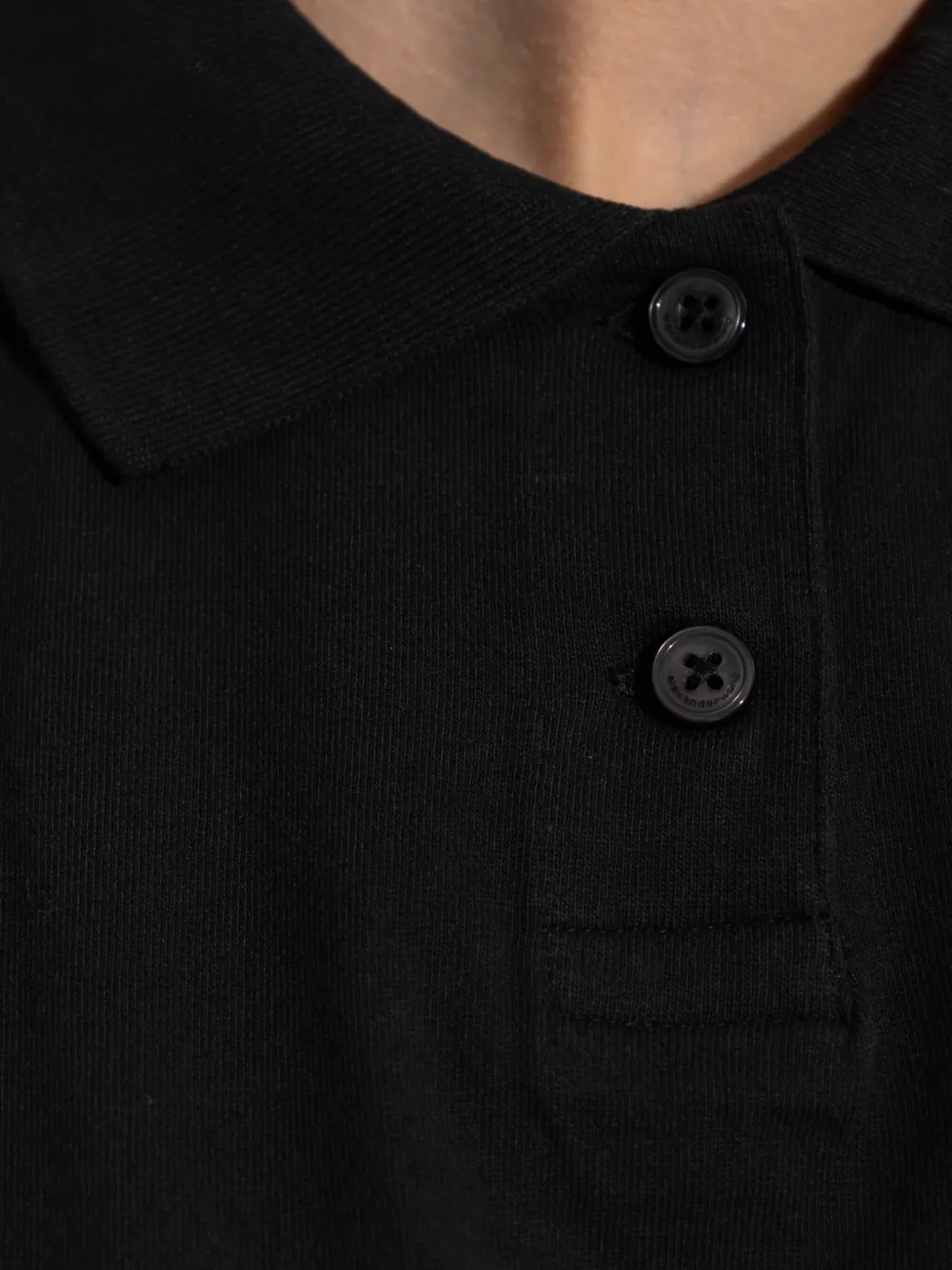 Alexander Wang Poloshirt met korte mouwen Zwart