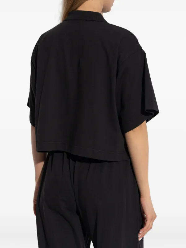 Alexander Wang short-sleeve Polo Shirt | Black | FARFETCH