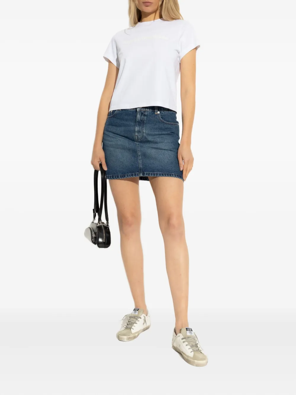 Alexander Wang logo-print T-shirt Wit