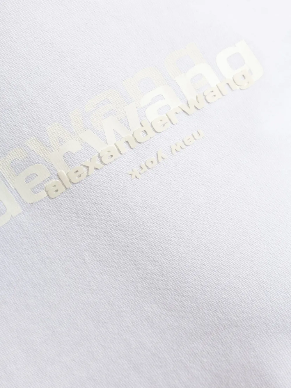 Alexander Wang logo-print T-shirt Wit