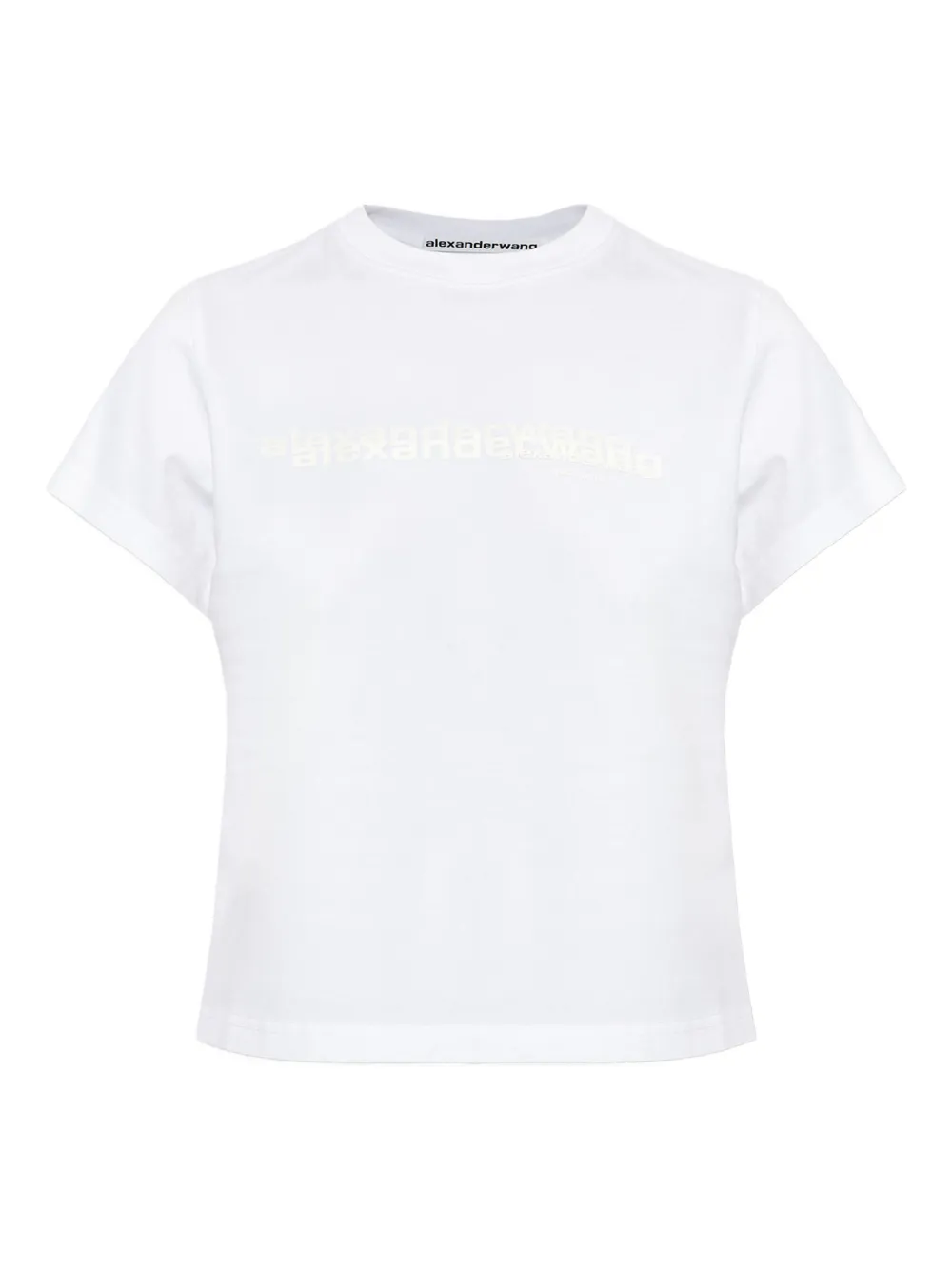 Alexander Wang logo-print T-shirt Wit