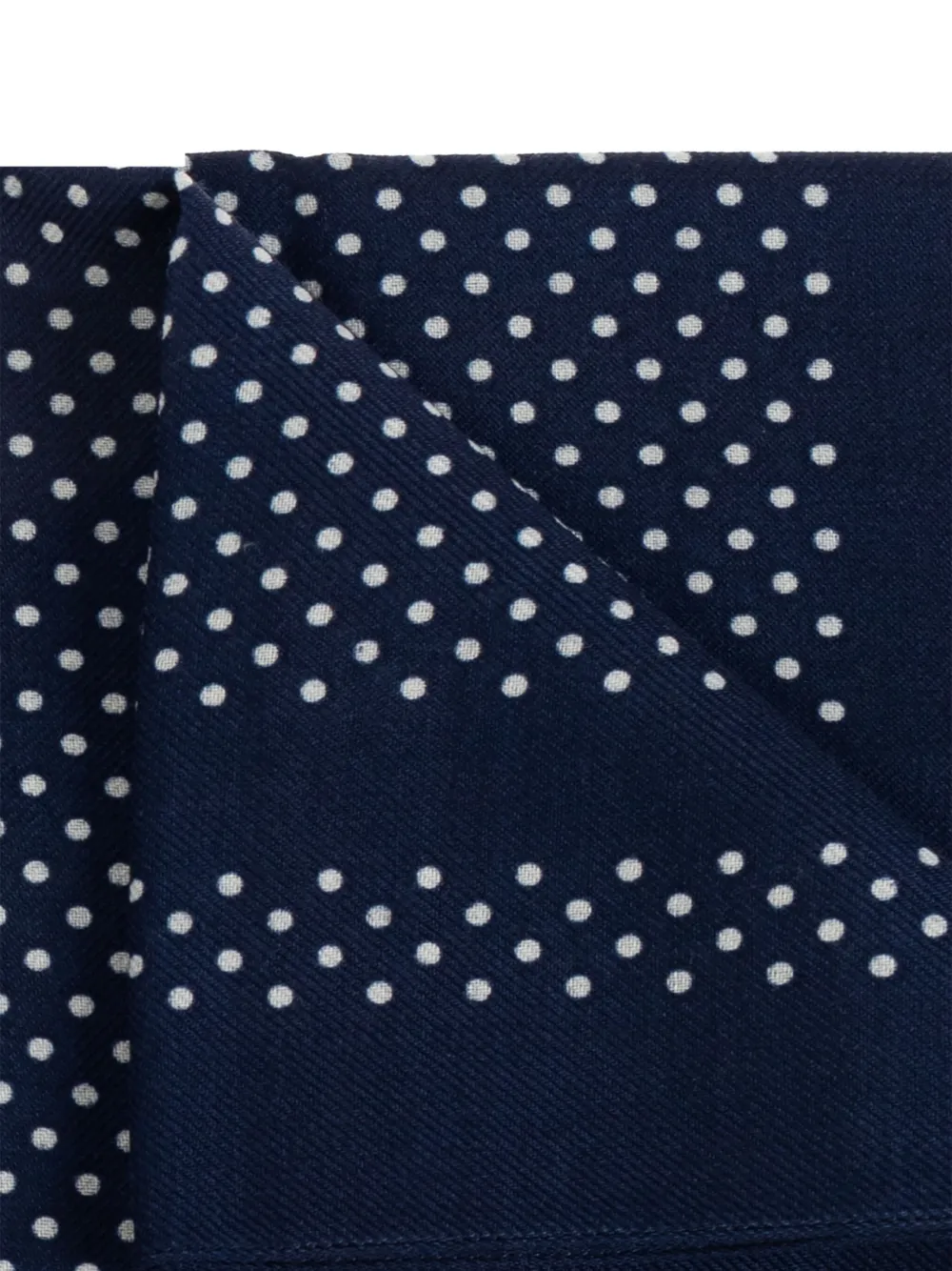 Emporio Armani Sjaal met stippen Blauw