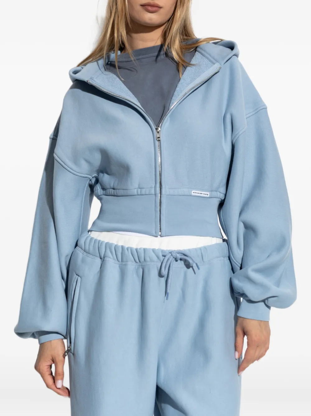 Alexander Wang Top met capuchon Blauw