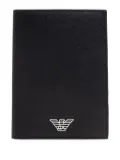 Emporio Armani eagle-logo cardholder - Black