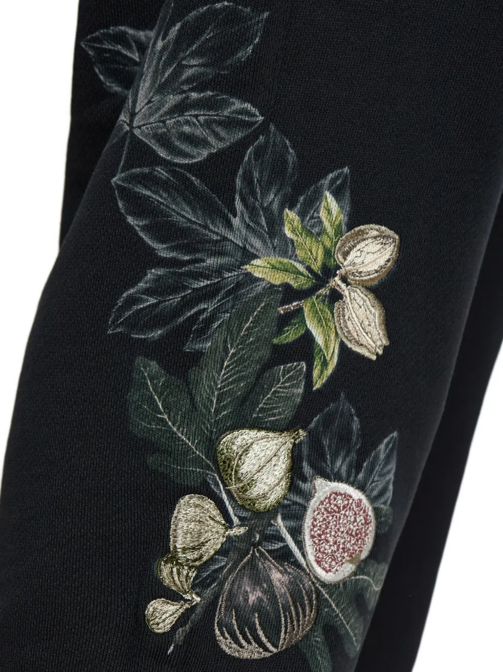 Emporio Armani Trainingsbroek met bloemenprint Zwart