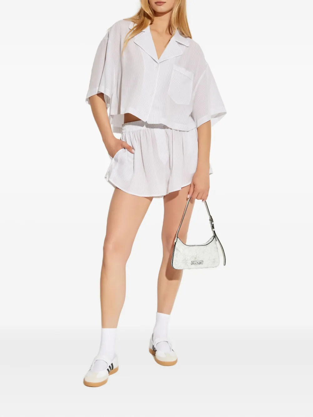 Alexander Wang pinstripe short-sleeve top | Shirts | Image 2