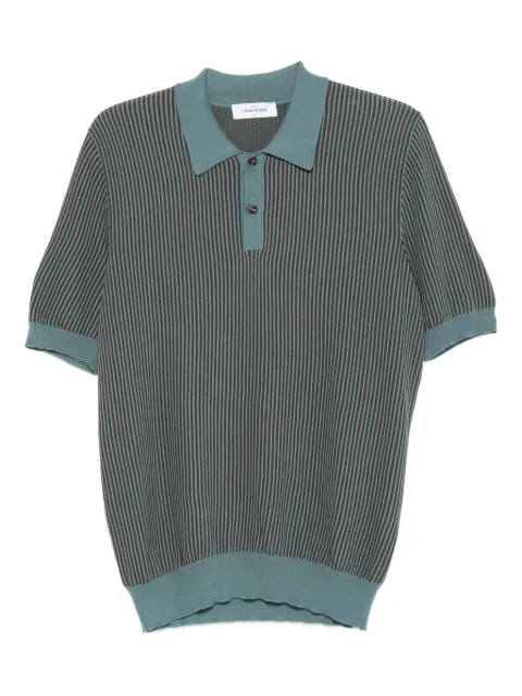 Gran Sasso ribbed striped polo shirt