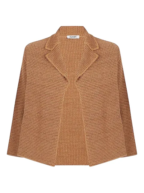 base waffle-knit blazer