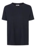 base crew-neck linen t-shirt - Blue