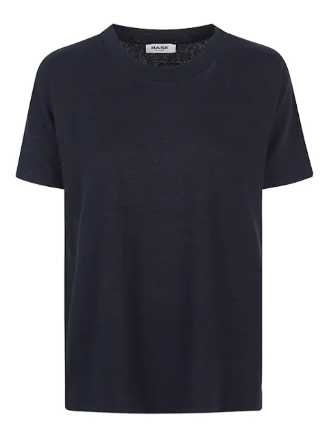 base crew-neck linen t-shirt
