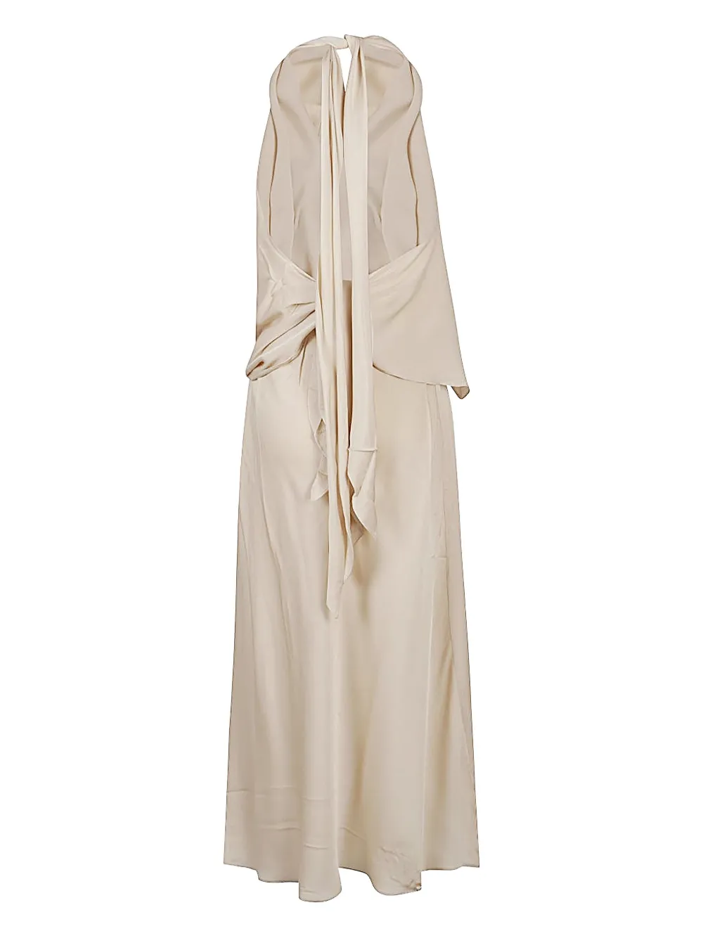 SILK95FIVE halterneck draped dress | Evening Dresses | Image 2