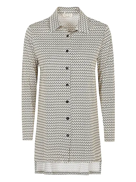 Siyu long-sleeve polo-collar shirt