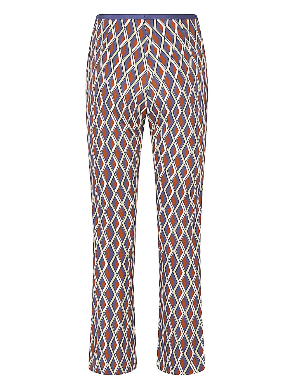 Siyu Geometric-print Trousers In Multi