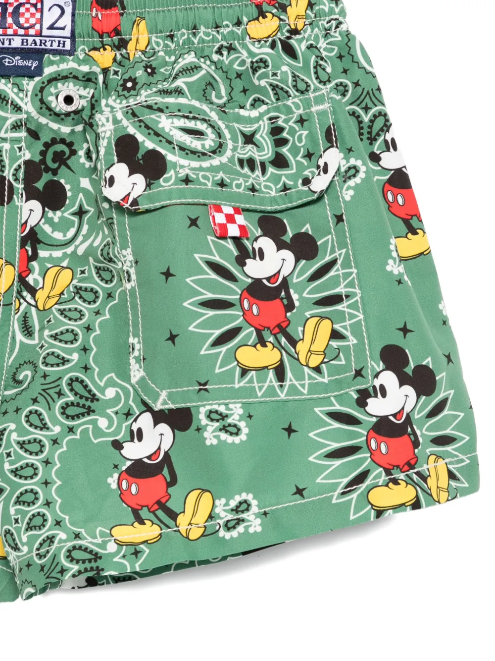 MC2 Saint Barth Kids paisley-print swim shorts Groen
