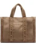 LIU JO large studded tote bag - Neutrals