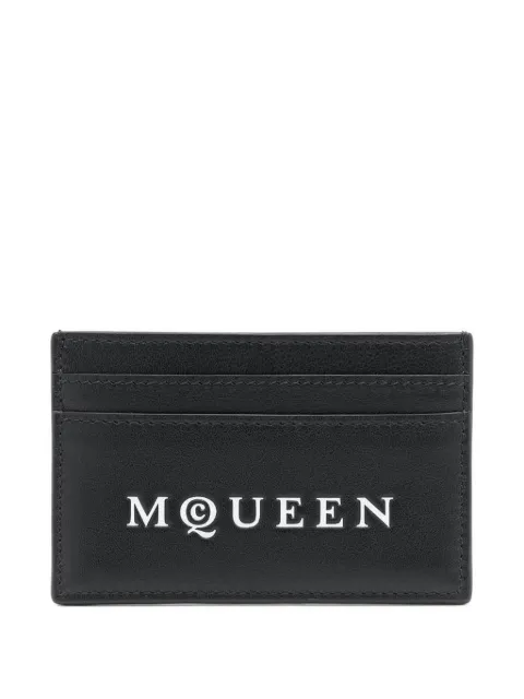 Alexander McQueen logo-debossed cardholder