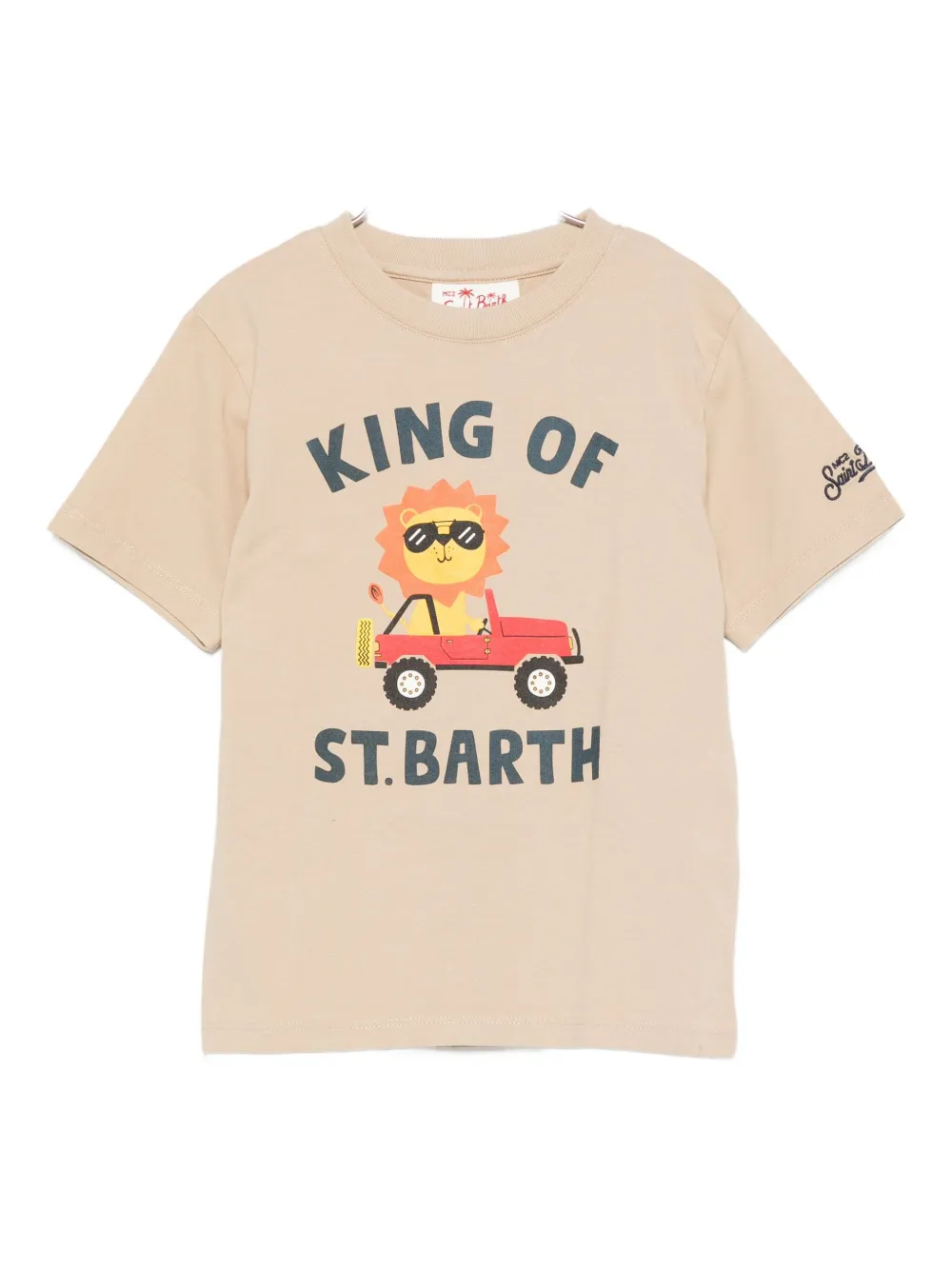 MC2 Saint Barth Kids graphic-print T-shirt - ニュートラル MC2 Saint Barth Kids graphic-print T-shirt - ニュートラル