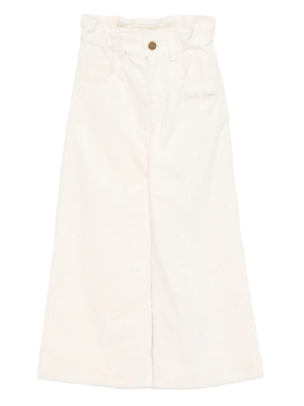 Golden Goose Kids ribbed corduroy trousers Beige