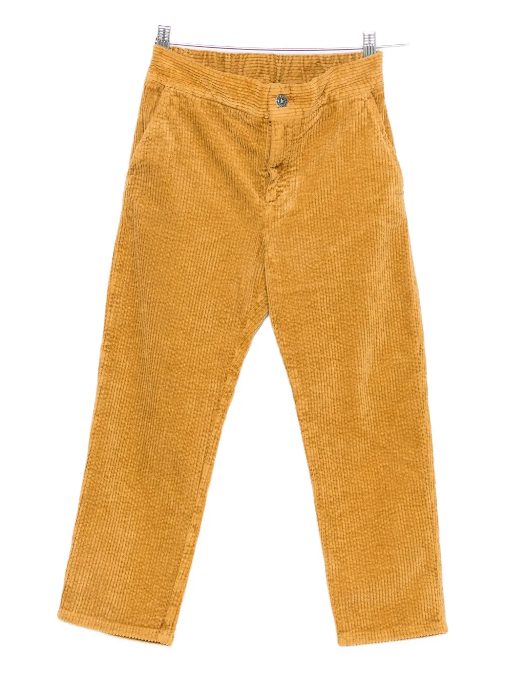 Golden Goose Corduroy-texture Trousers In Brown