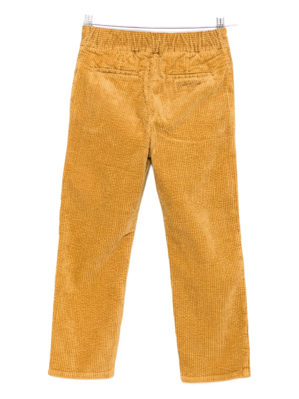 Golden Goose Corduroy-texture Trousers In Brown