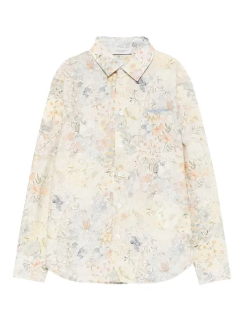 Golden Goose Kids قميص بطبعة زهور