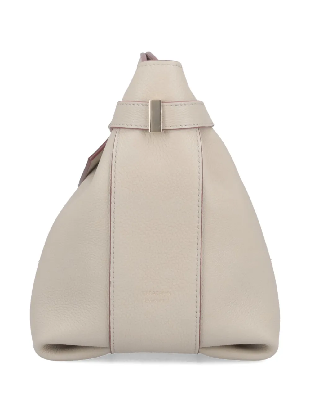 Ferragamo Hug clutch met structuur Beige