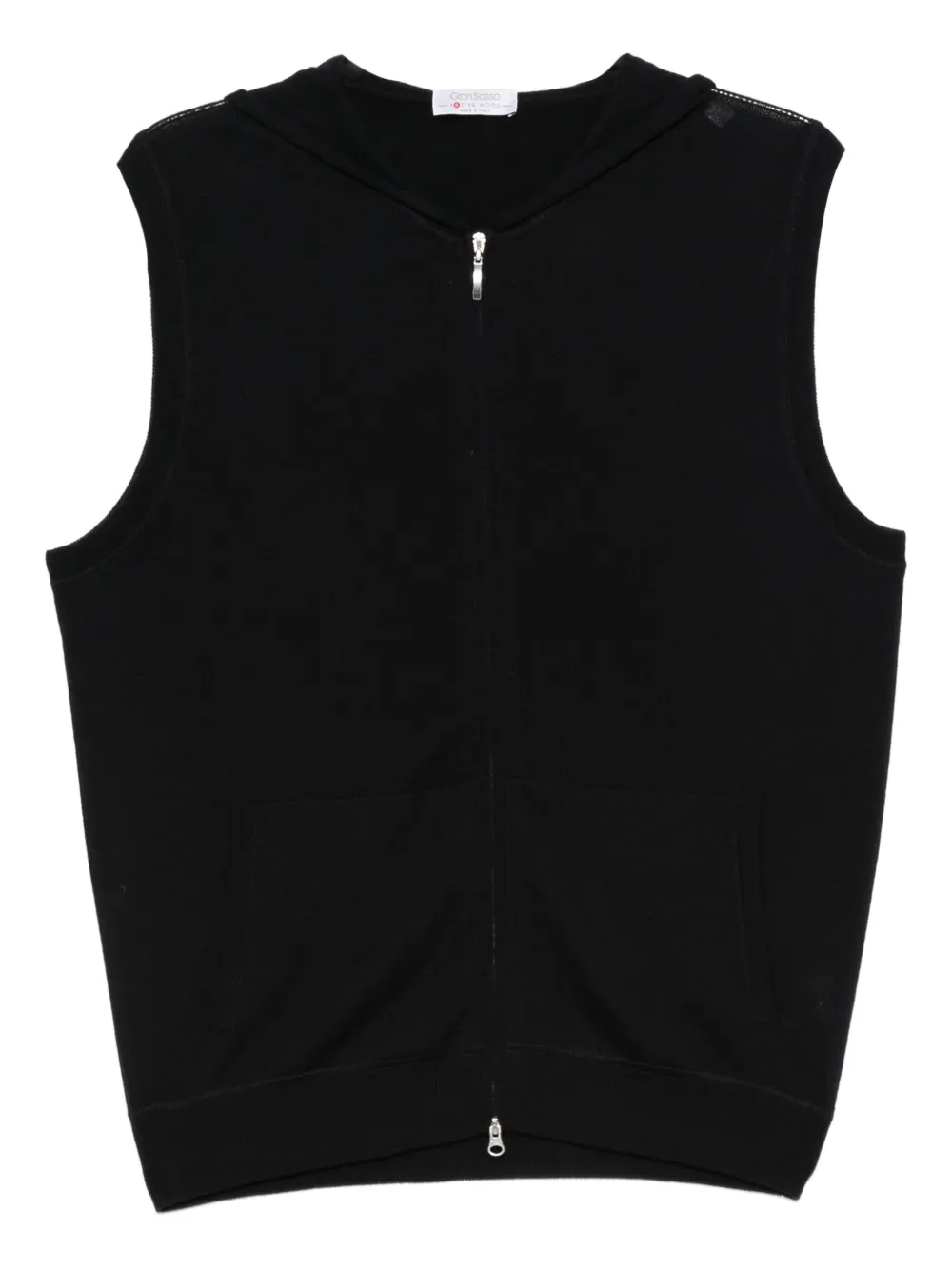 Gran Sasso hooded zip-up cardigan | Blue | Image 1