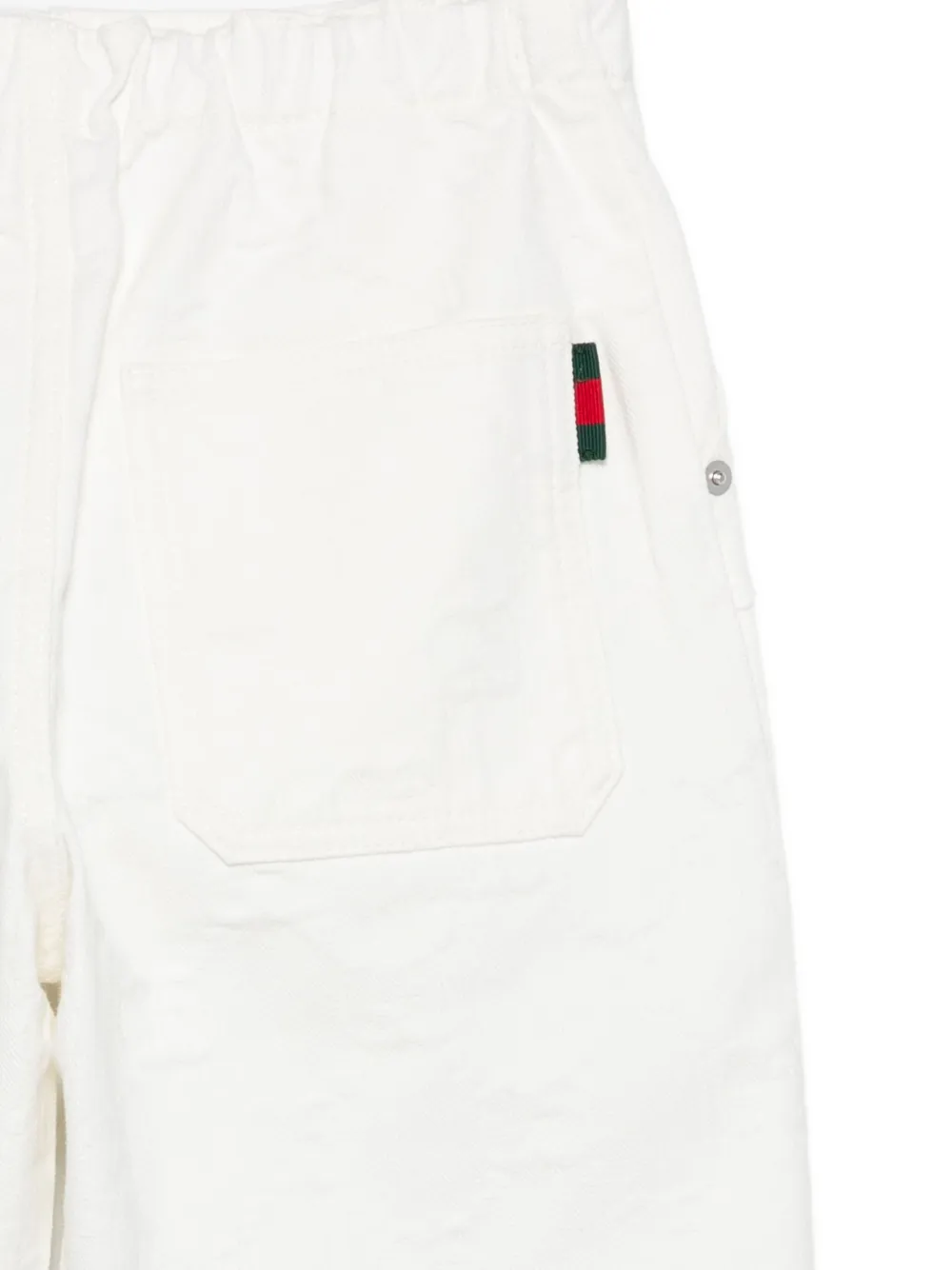 Gucci Kids Katoenen shorts Wit