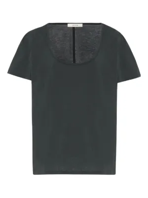 the row Tシャツ Torya T-Shirt Black in Cotton – The Row