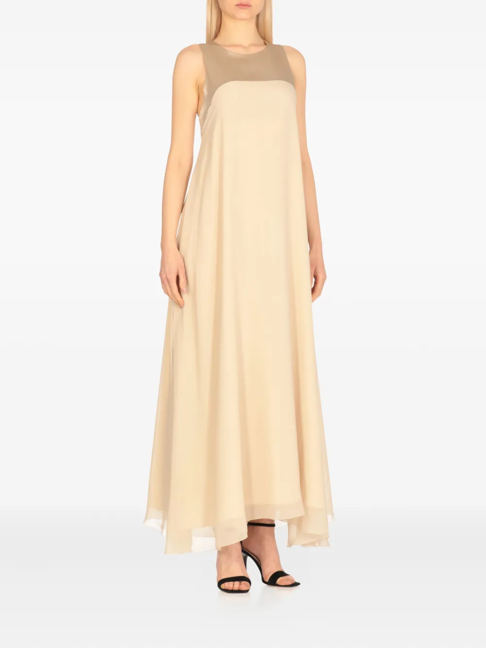 Antonelli Maxi-jurk Beige