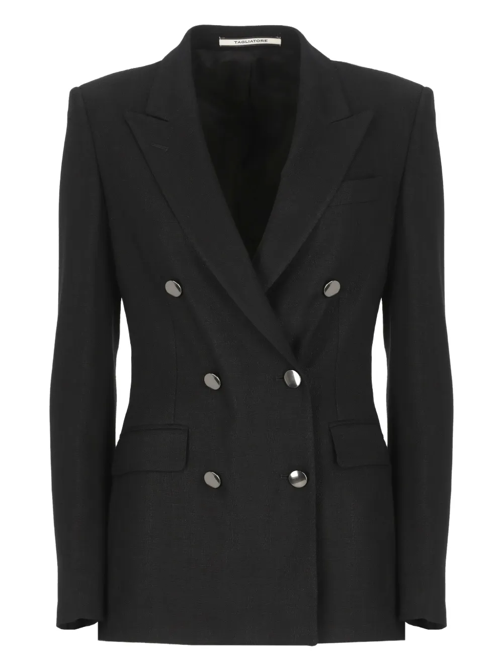 Tagliatore Blazer met dubbele rij knopen Zwart