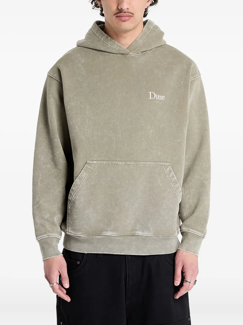dime french terry hoodie | Grey | Image 1
