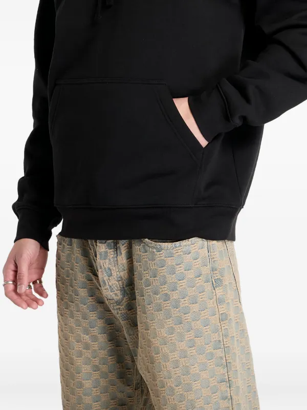 Dime パーカー ロゴ刺繍入り コットン ブラック 送料関税込 Dime logo-embroidered Hoodie | Black | FARFETCH JO