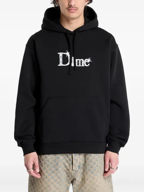 dime logo-embroidered hoodie