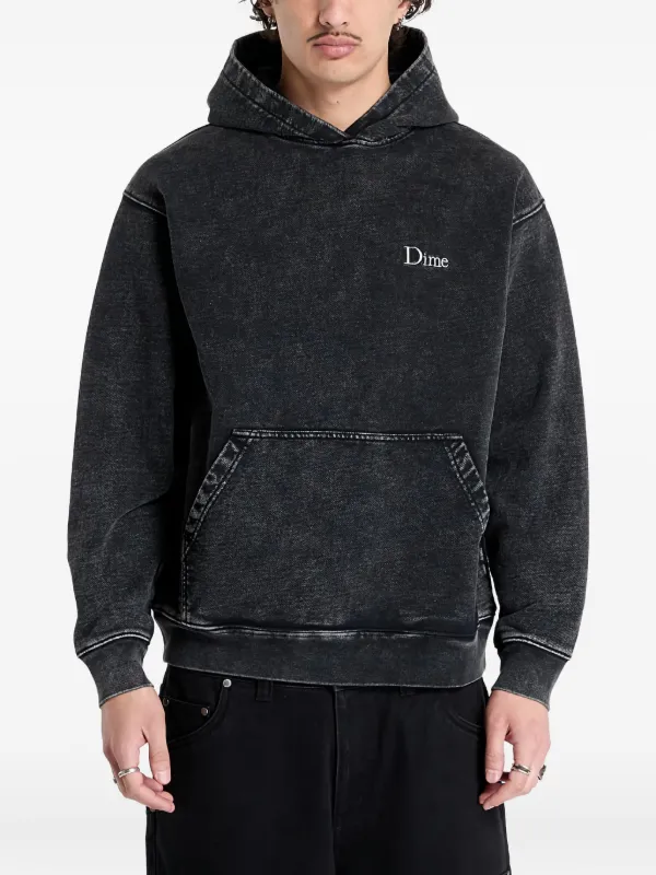 dimmoirsickness パーカー　黒 Dime ロゴ パーカー | ブラック | FARFETCH JP