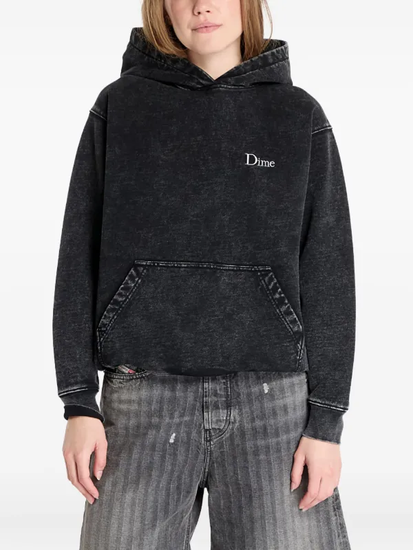 Dime パーカー ロゴ刺繍入り コットン グレー 送料関税込 Dime グレー パーカー M - メルカリ