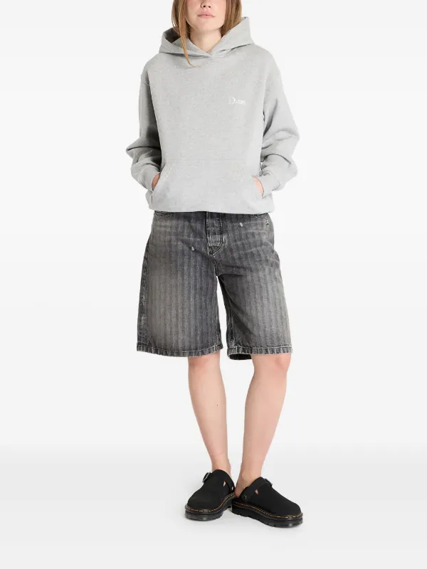 Dime logo-embroidered Hoodie | Grey | FARFETCH JO