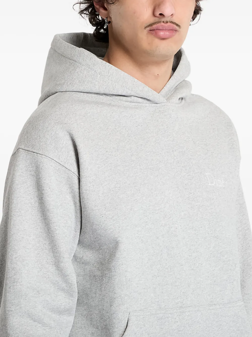 Dime logo-embroidered Hoodie | Grey | FARFETCH JO