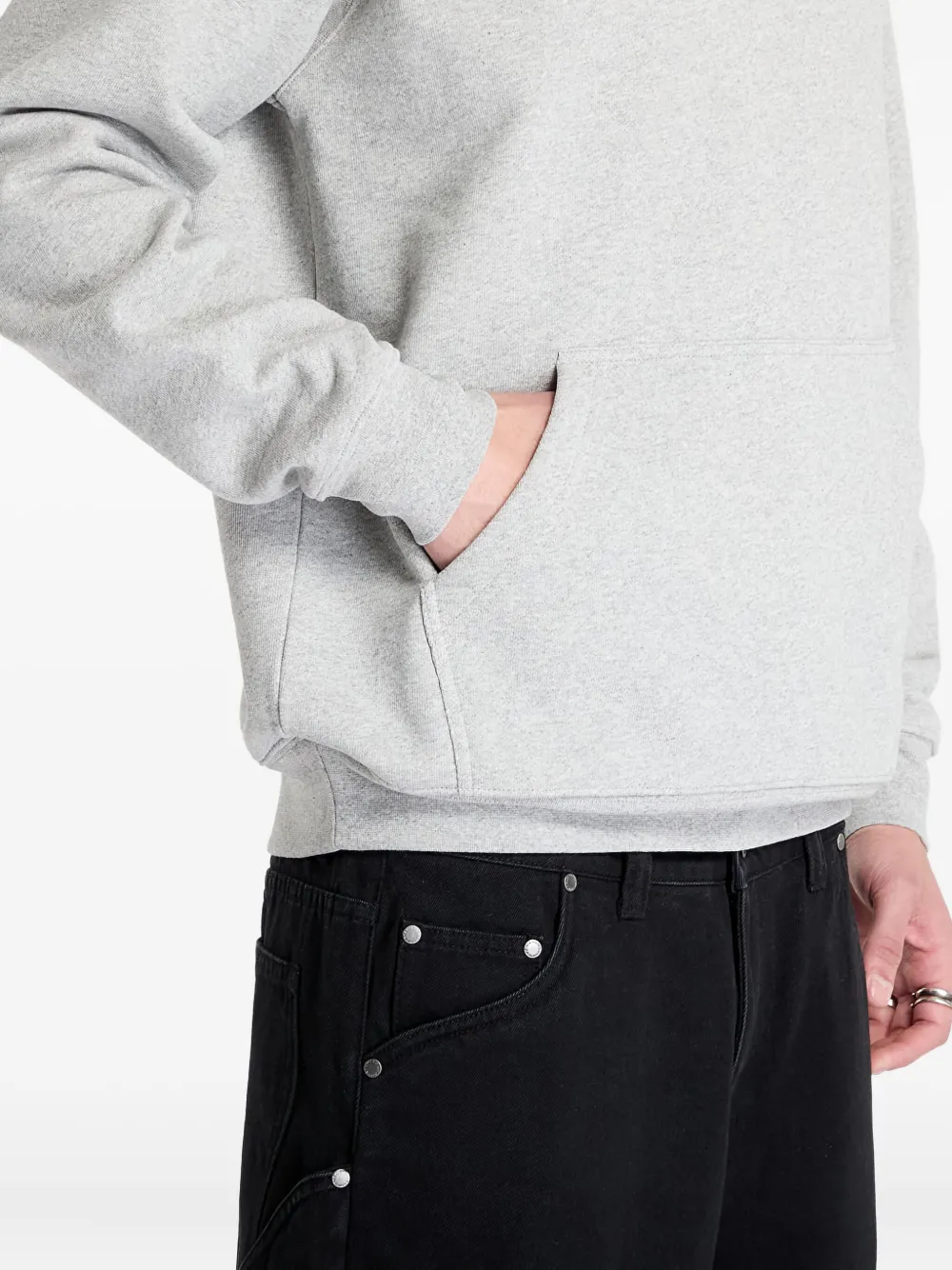 Dime logo-embroidered Hoodie | Grey | FARFETCH JO