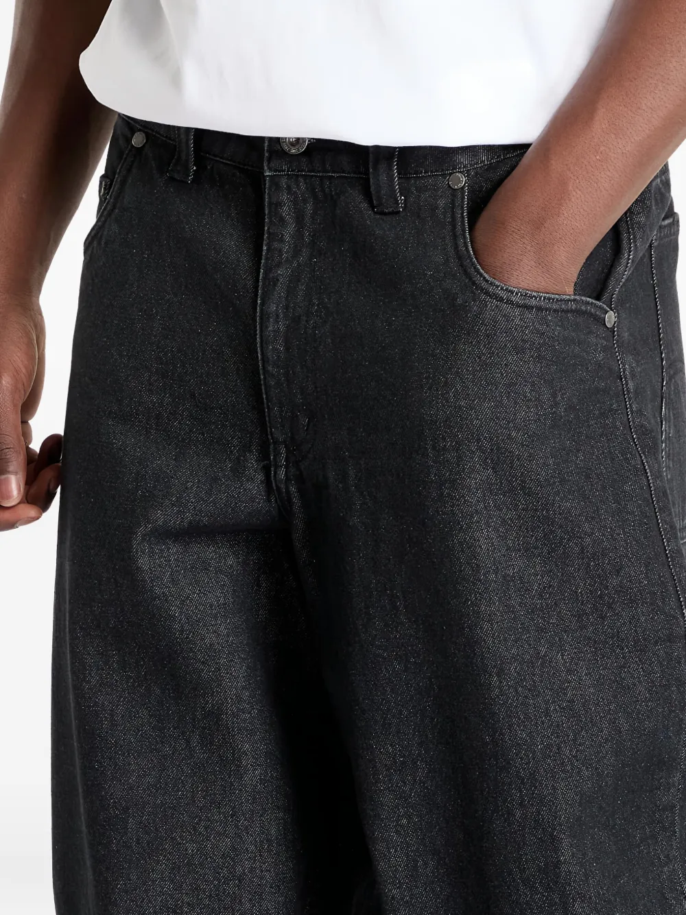 dime Baggy jeans Zwart
