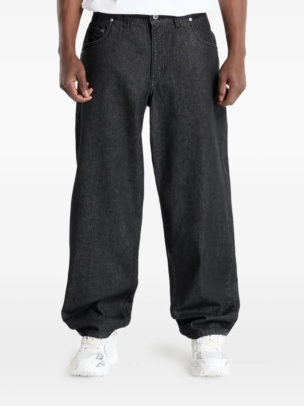 dime baggy jeans | Black | Image 1