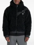 HELIOT EMIL fleece hooded jacket - Black