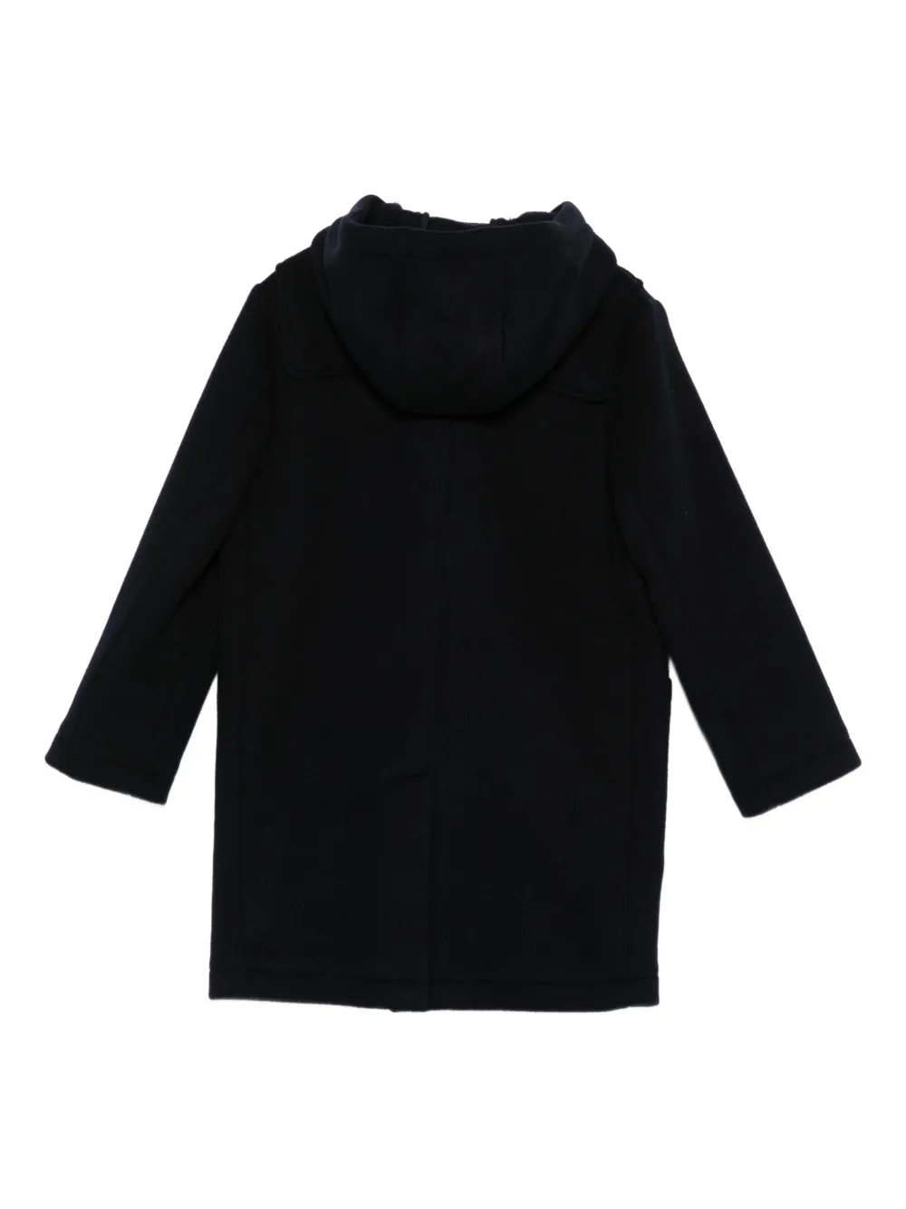 Emporio Armani Kids hooded duffle coat Blauw